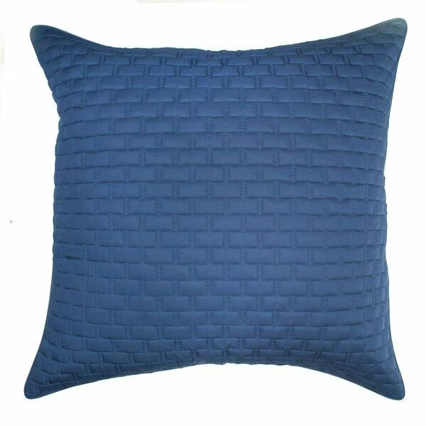 Rayon from Bamboo Quilted Euro Sham - Indigo, Bedvoyage, Mfr#: 16980744